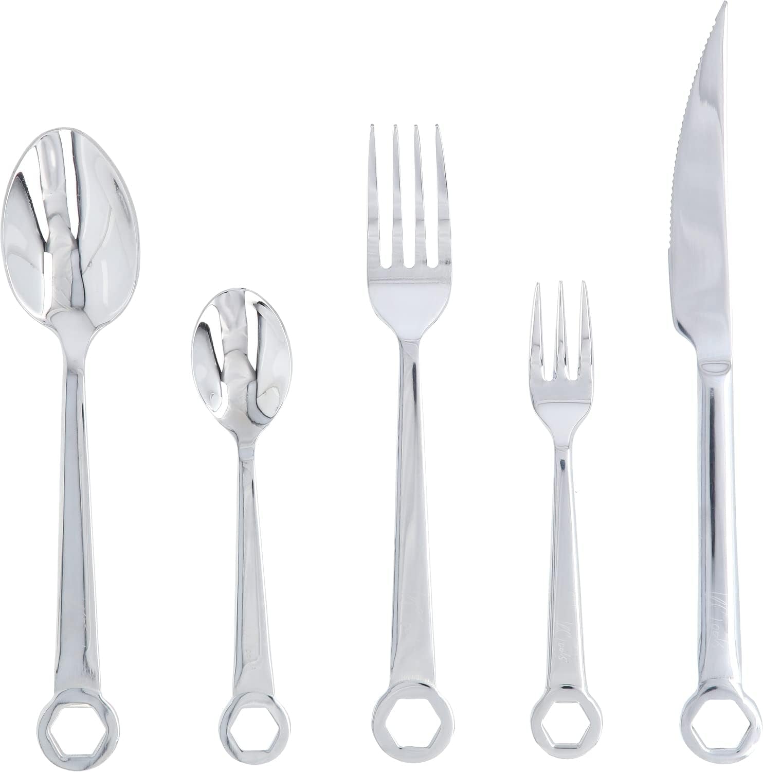 Sada příborů 5 kusů, nerez Kitchen Naty Shop