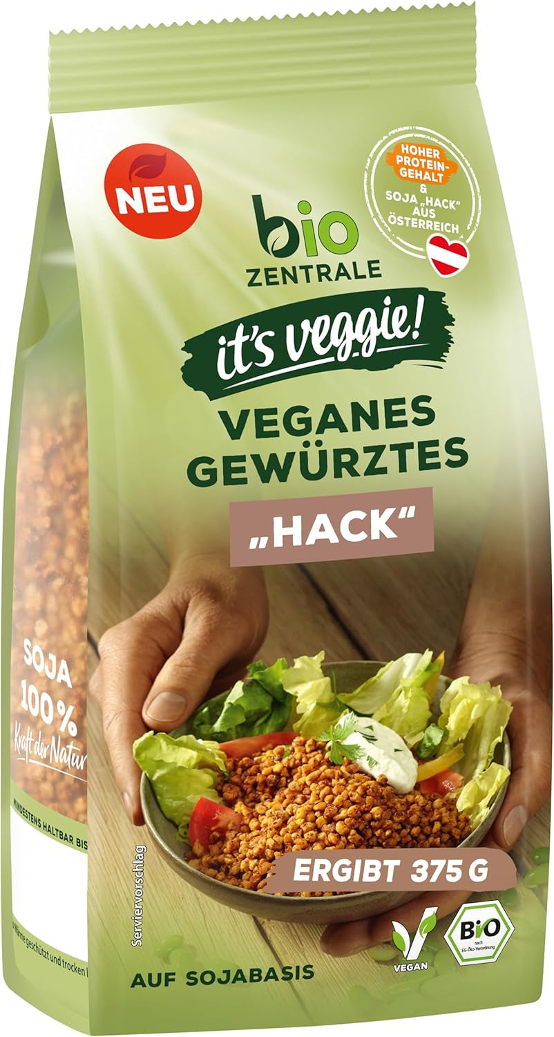 Biozentrale Bulgur v tácku se zeleninou a zázvorem | 200 g ideální pro rychlé jídlo s sebou | zdroj veganských bílkovin | snadné na přípravu