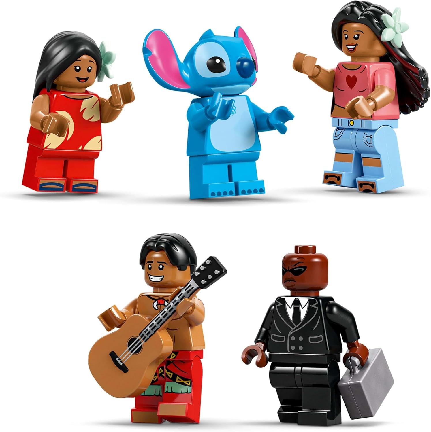 LEGO Ç€ Disney Beach House z "Lilo and Stitch" - Sestavitelná hračka se 6 místnostmi, observatoří, vesmírnou lodí a 5 minifigurkami - dárek k narozeninám pro dívky a chlapce od 9 let a fanoušky 43268 Stavebnice Besuche den LEGO-Store