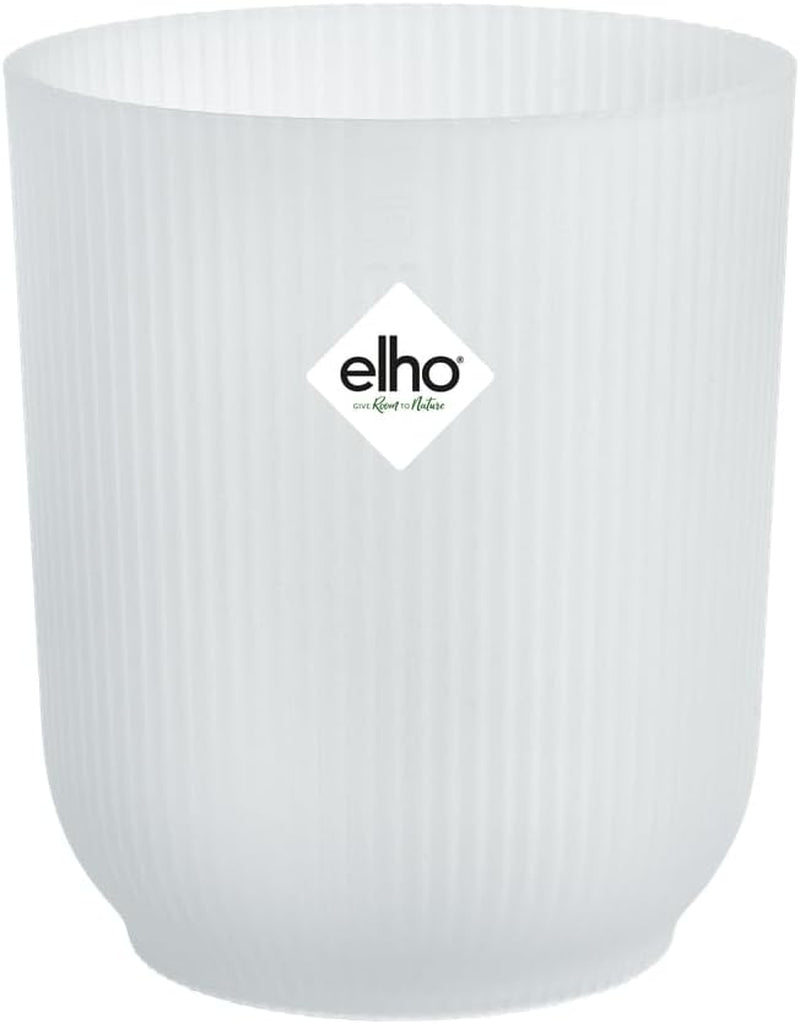 elho Vibes Fold Orchid High 12,5 cm - Vnitřní květináče na orchideje - Vnitřní květináče - 100% recyklovaný plast - Bílá/Hedvábně bílá