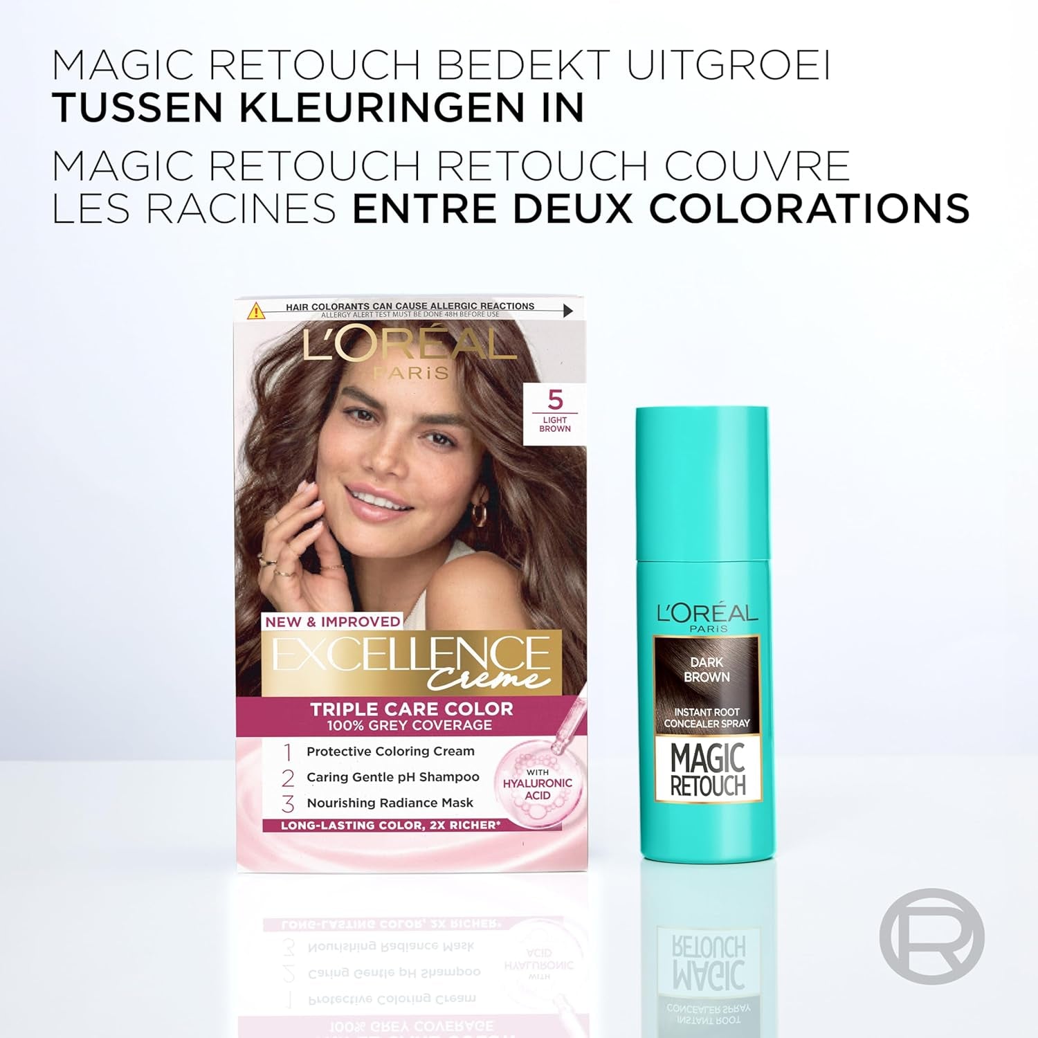 Paris Excellence Creme 7.43 Barva na vlasy červená - Barva na vlasy (červená, blond Cuuvré Gold, Belgie, 63 mm, 100 mm, 163 mm) Naty Shop Hair Dye