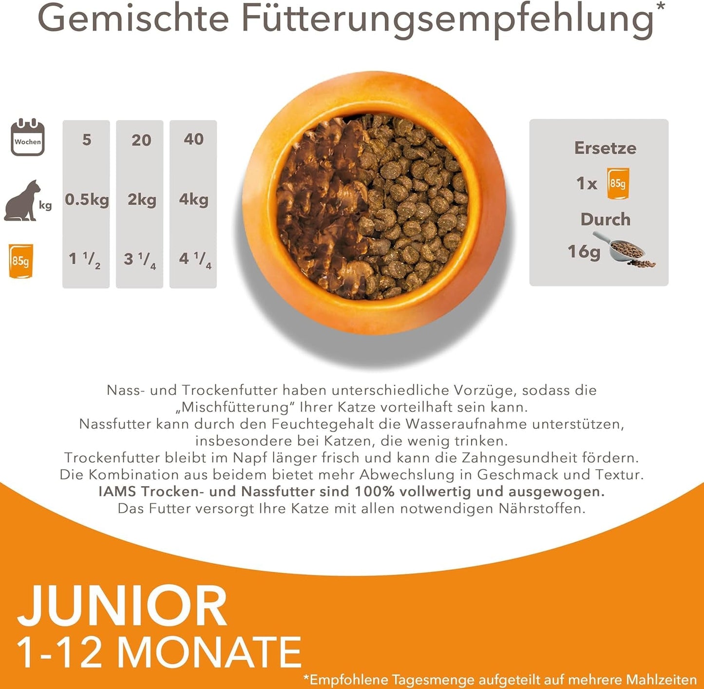 IAMS Delights Kitten Nassfutter - Multipack Katzenfutter mit Hunn in Sauce, vysoce kvalitní Futter für Junior Kätzchen von 1-12 Monate, 12 x 85 g