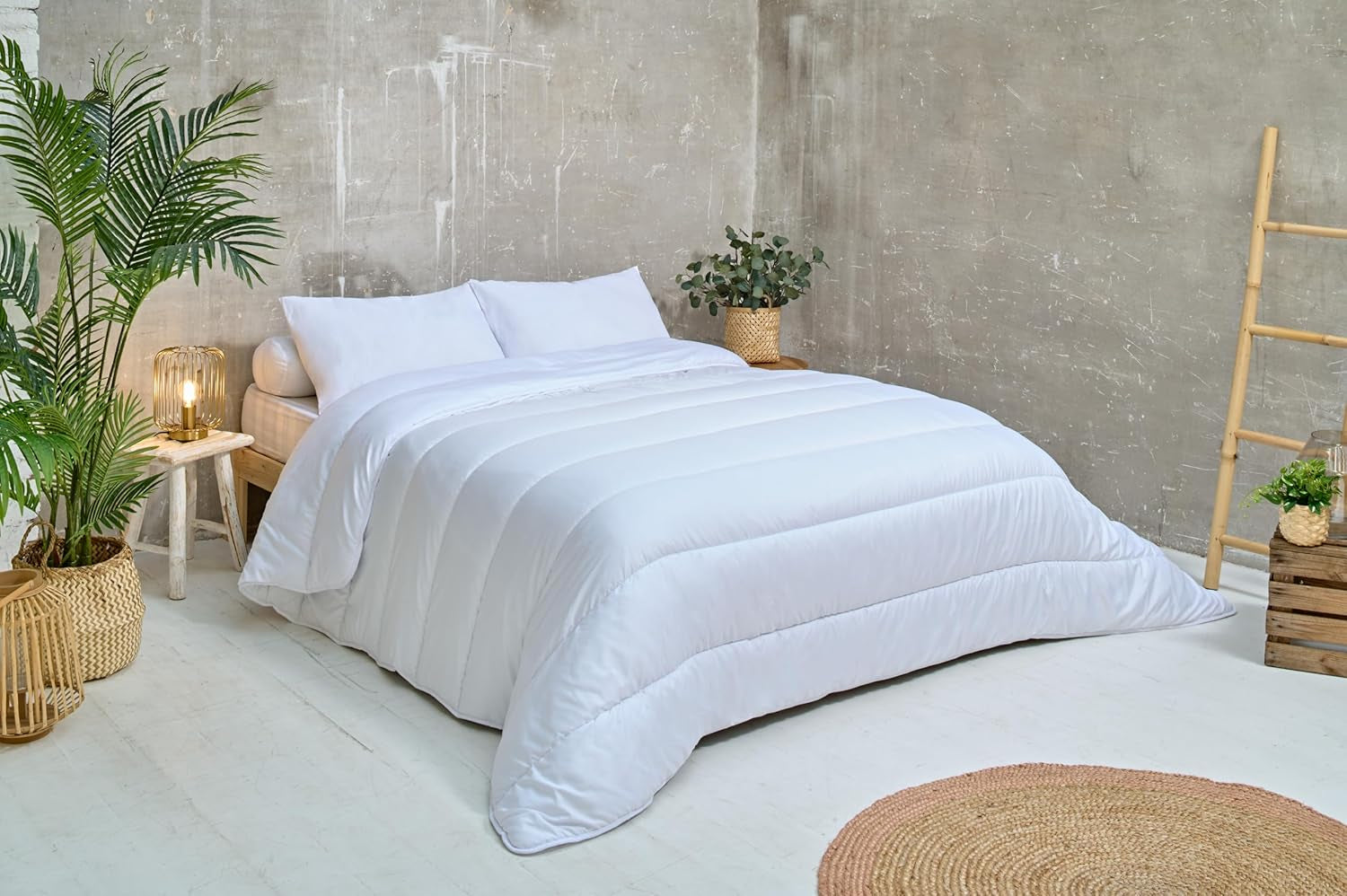 Bleu Câlin COUETTE MIKROVLÁKNO KMF 45S, 240X260Cm, Polyester, Přikrývka, Deka, Bílá, Zimní Přikrývky a přikrývky Naty Shop 200 X 200 Cm