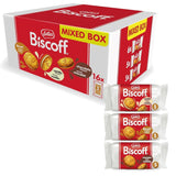 Lotus Biscoff | Dvojité balení sušenek | 3 odrůdy: smetana Biscoff, příchuť vanilka a čokoláda | 5 dvojitých sušenek v balení | Ingredience přírodního původu | Bez barviv | 16 x 50 g | 800 g