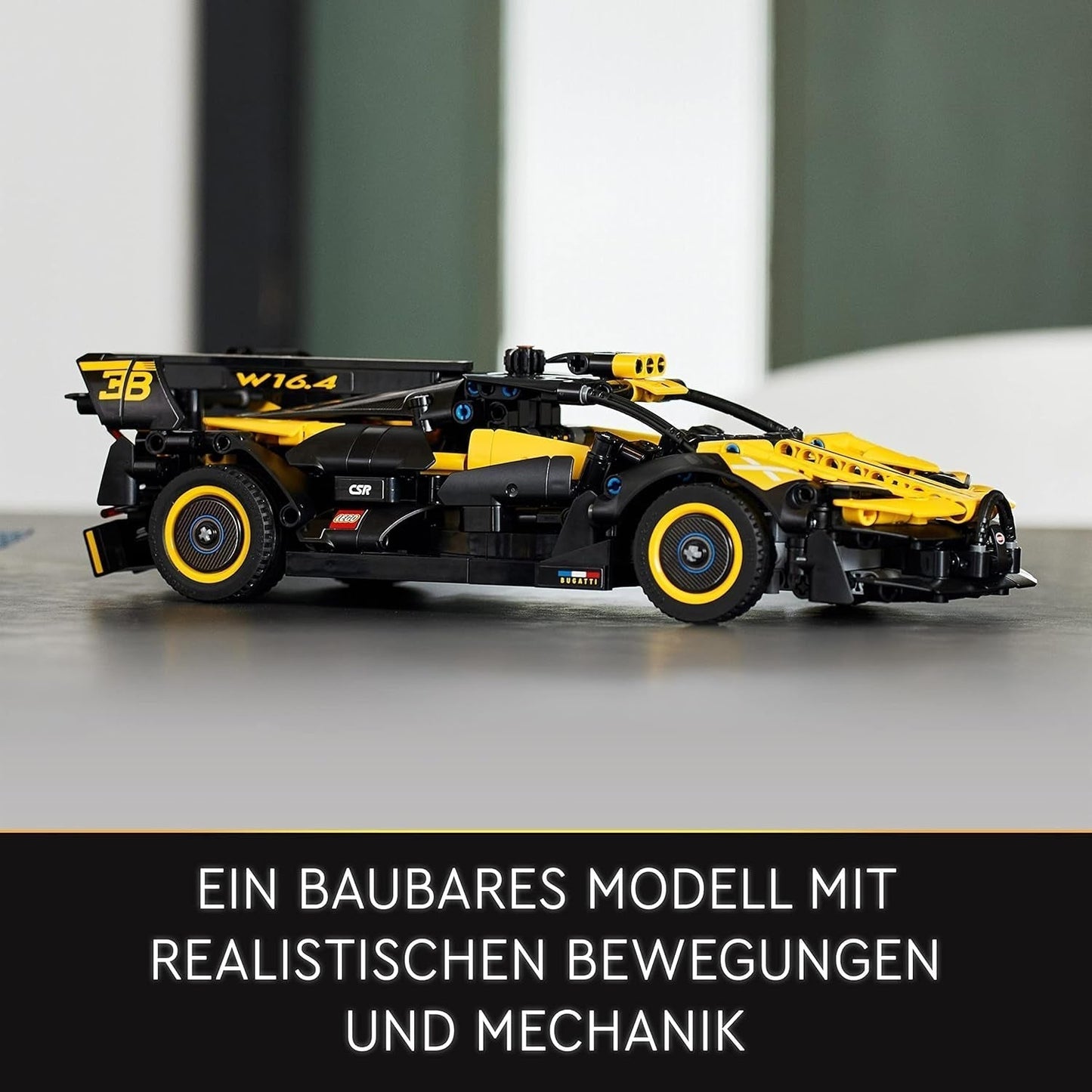 LEGO Technic Bugatti závodní auto, stavebnice modelu auta, hračka sportovního auta, ikonická sběratelská sada aut, stavebnice od 9 let 42151 stavebnic Besuche den LEGO-Store
