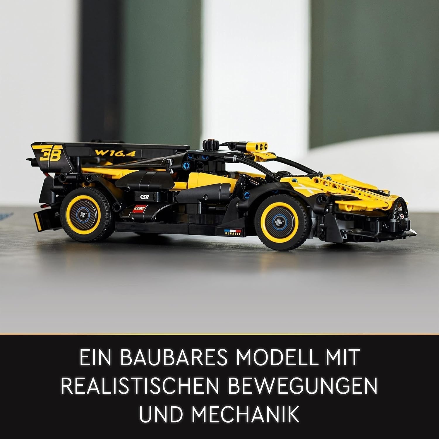 LEGO Technic Bugatti závodní auto, stavebnice modelu auta, hračka sportovního auta, ikonická sběratelská sada aut, stavebnice od 9 let 42151 stavebnic Besuche den LEGO-Store