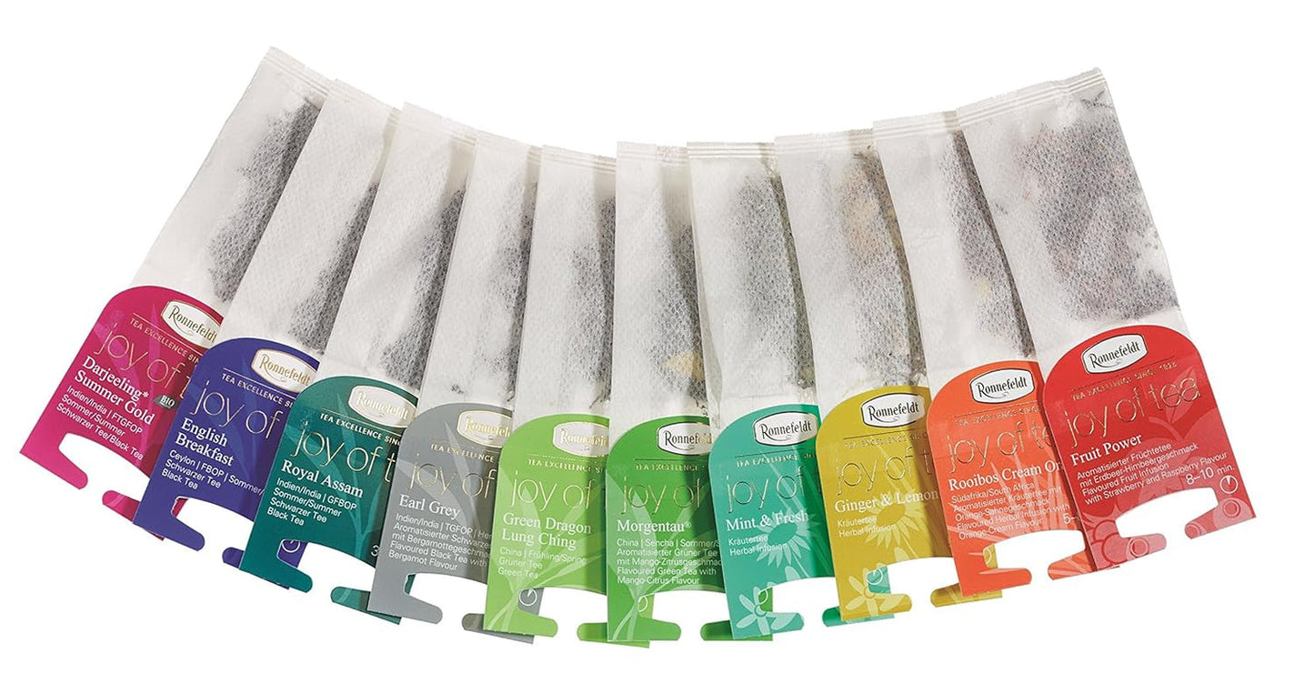 Fruit Power "Joy of Tea" - Ovocný čaj s příchutí jahod a malin, 15 čajových sáčků, 54 g
