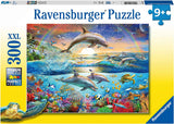 Puzzle Ravensburger pro děti - 12895 Dolphin paradise - Puzzle pro děti od 9 let s 300 dílky ve formátu XXL Puzzle Naty Shop