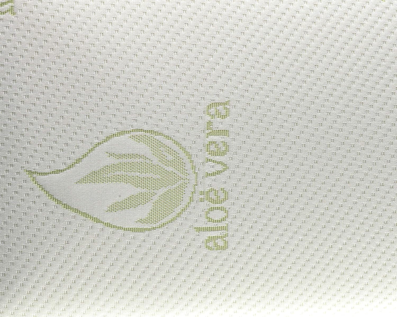 Todocama Todolit viskoelastický polštář aloe vera plus, zelený, 2 kusy, 75 cm standardní polštáře Naty Shop