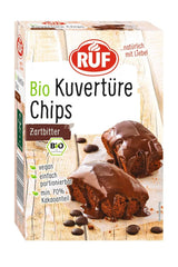 RUF Couverture Chips Ruby, 100 gramů Glazes and Decor Naty Shop 150 gramů tmavé čokolády