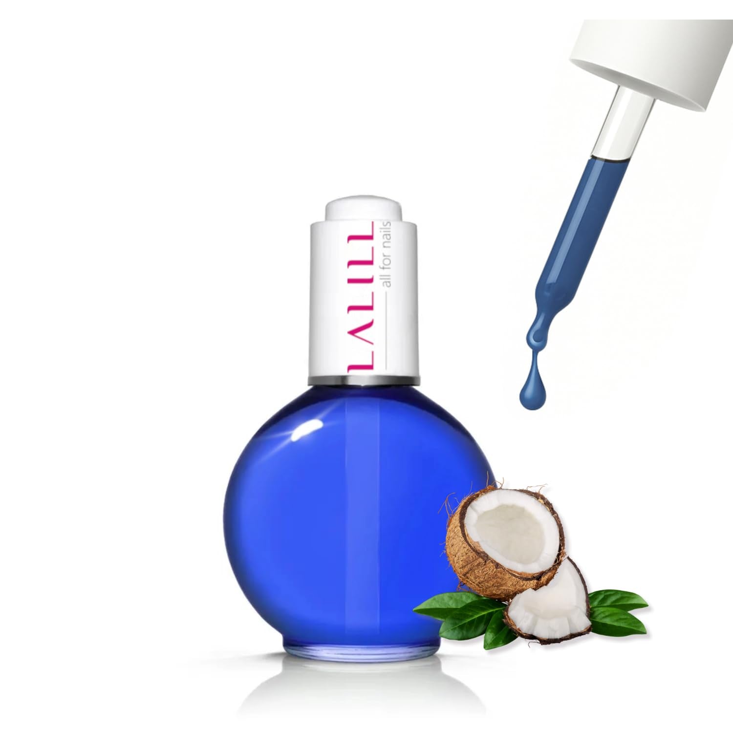 LALILL Olej na nehtovou kůžičku 75 ml - Himbeere Nagelpflegeöl - Nagelöl Pflege Für Nägel Nagelhaut - SPA Maniküre Naildesign Hände - Vegan - S pipetou