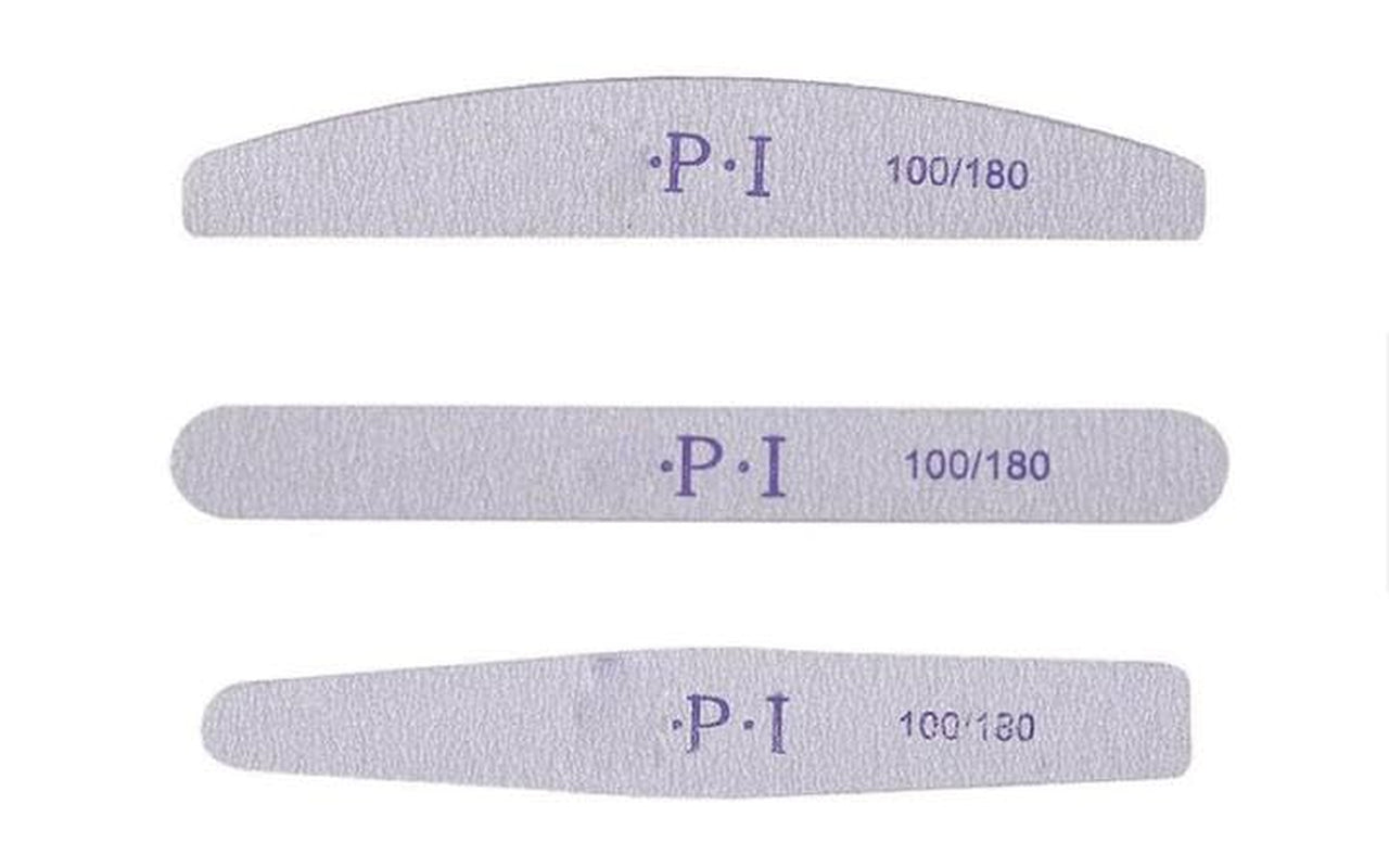 3ks sada pilníků na nehty, pilníky na gelové nehty, příslušenství na gelové nehty odolné proti opotřebení a omyvatelné, profesionální pilník 100/180 se 3 tvary, bílá