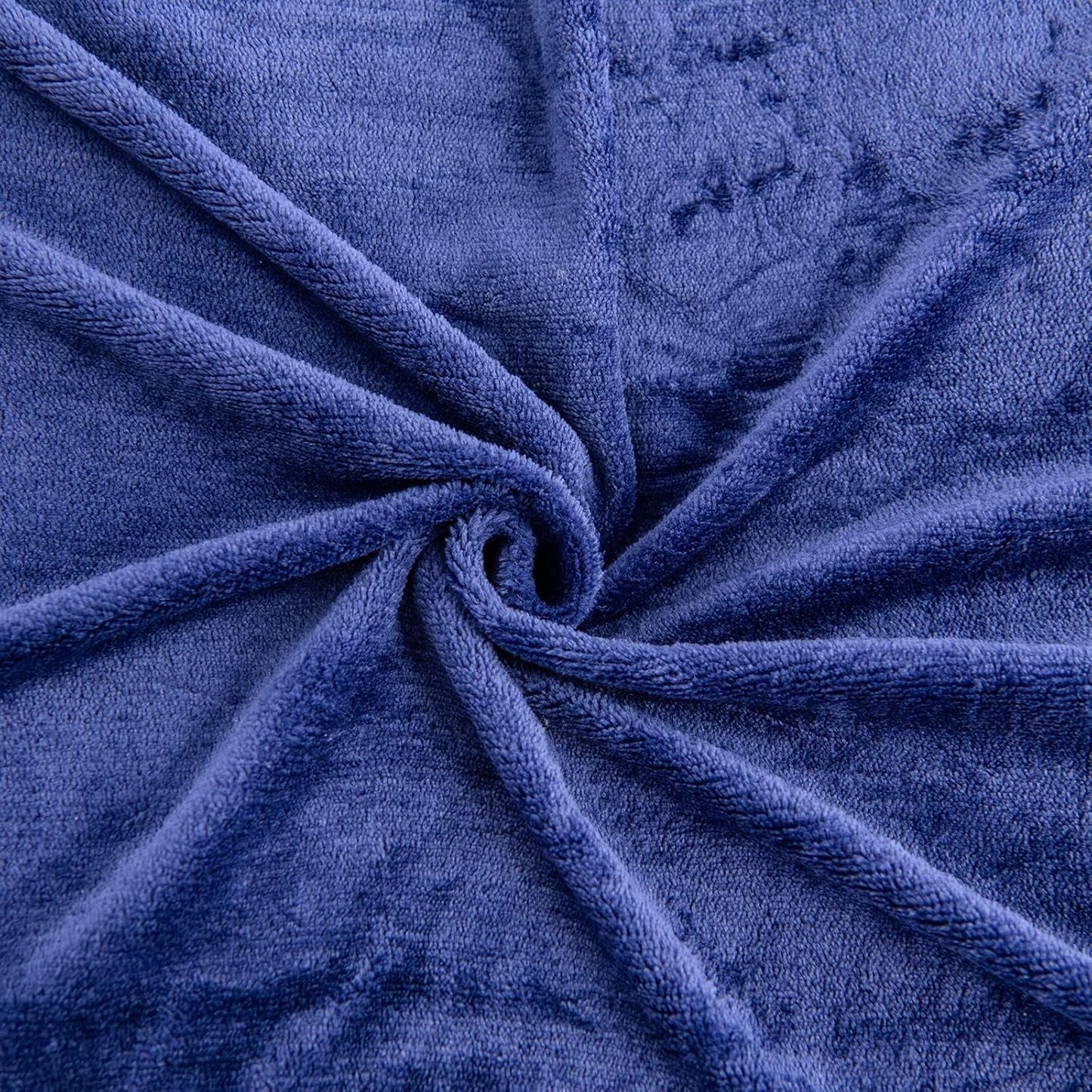 Kono Sherpa fleecová přikrývka, 150 X 200 cm, měkká, útulná, heboučká, oboustranná, mikrovlákno, pevné přikrývky do postele, pohovka, pohovka (námořnická modrá, dvoulůžková/dvojitá) Postele a přikrývky Besuche den KONO-Store