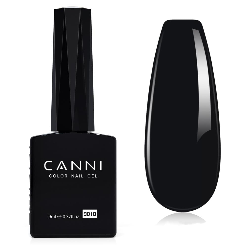 CANNI gel lak na nehty, semipermanentní, tmavě fialový, lak na nehty, UV gel, soak off, manikúra