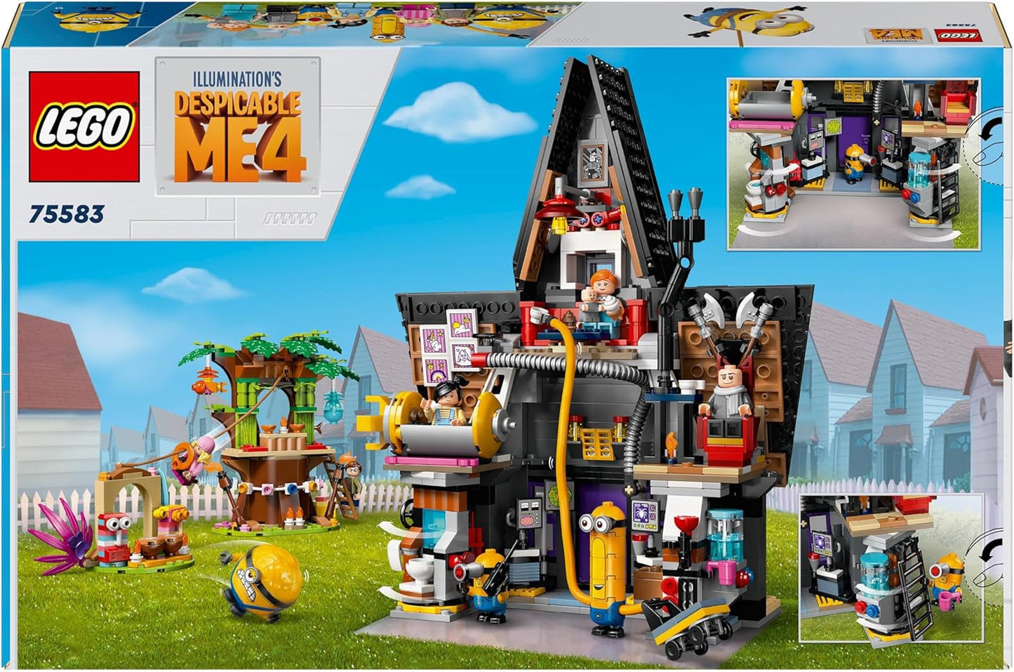 LEGO I – Jednoduše nenapravitelní 4 Rodinná vila Grua a přisluhovačů I – Jednoduše nenapravitelná 4 filmová herní sada Dětská hračka Dárek pro chlapce a dívky od 8 let 75583 Stavebnice Beuche den LEGO-Store