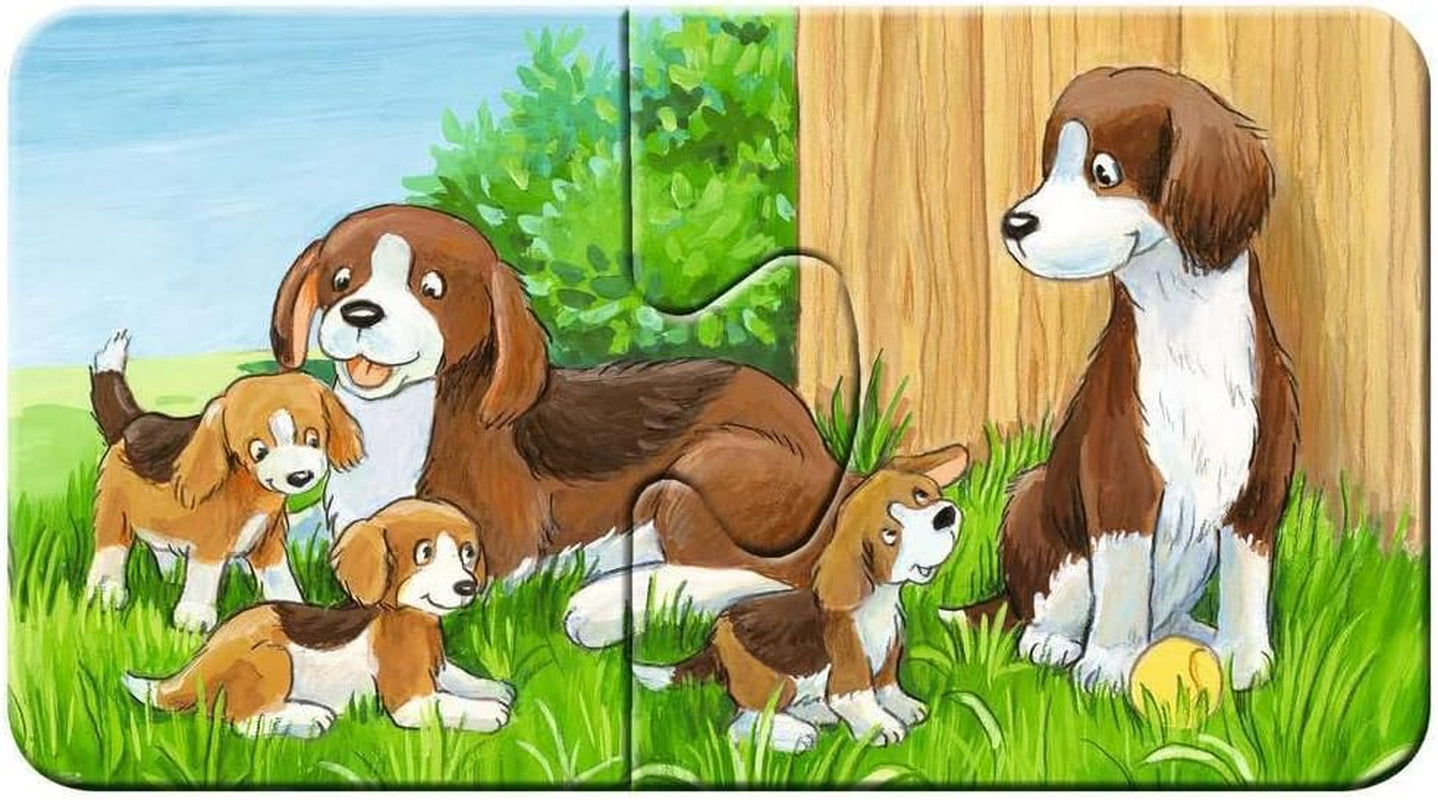 Puzzle Ravensburger pro děti - 05072 Farm Animal Families - Moje první puzzle 9X2 - Puzzle pro 2 roky Puzzle Naty Shop