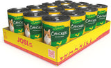 JosiCat Kuře v omáčce (12 x 415 g) | Dospělý | Prémiové vlhké krmivo pro dospělé kočky | Kuře v omáčce | Vitamin D3 a E | Powered by JOSERA | Mokré krmivo pro kočky | Kompletní krmivo | Balení 12