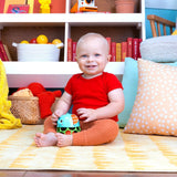 Bright Starts Giggle & Glow Bell Září ve tmě Hračka slona Oball Snadno chytatelné Unisex Baby Toys Naty Shop