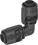 Gardena Micro-Drip Irigation System L-Piece 13mm (1/2"): Konektor potrubí pro obrácené 13mm přívodní potrubí, montáž bez nářadí, opakovaně použitelné (13202-20)