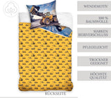 Povlečení pro děti, bagr, bavlna Povlečení - dětské Naty Shop