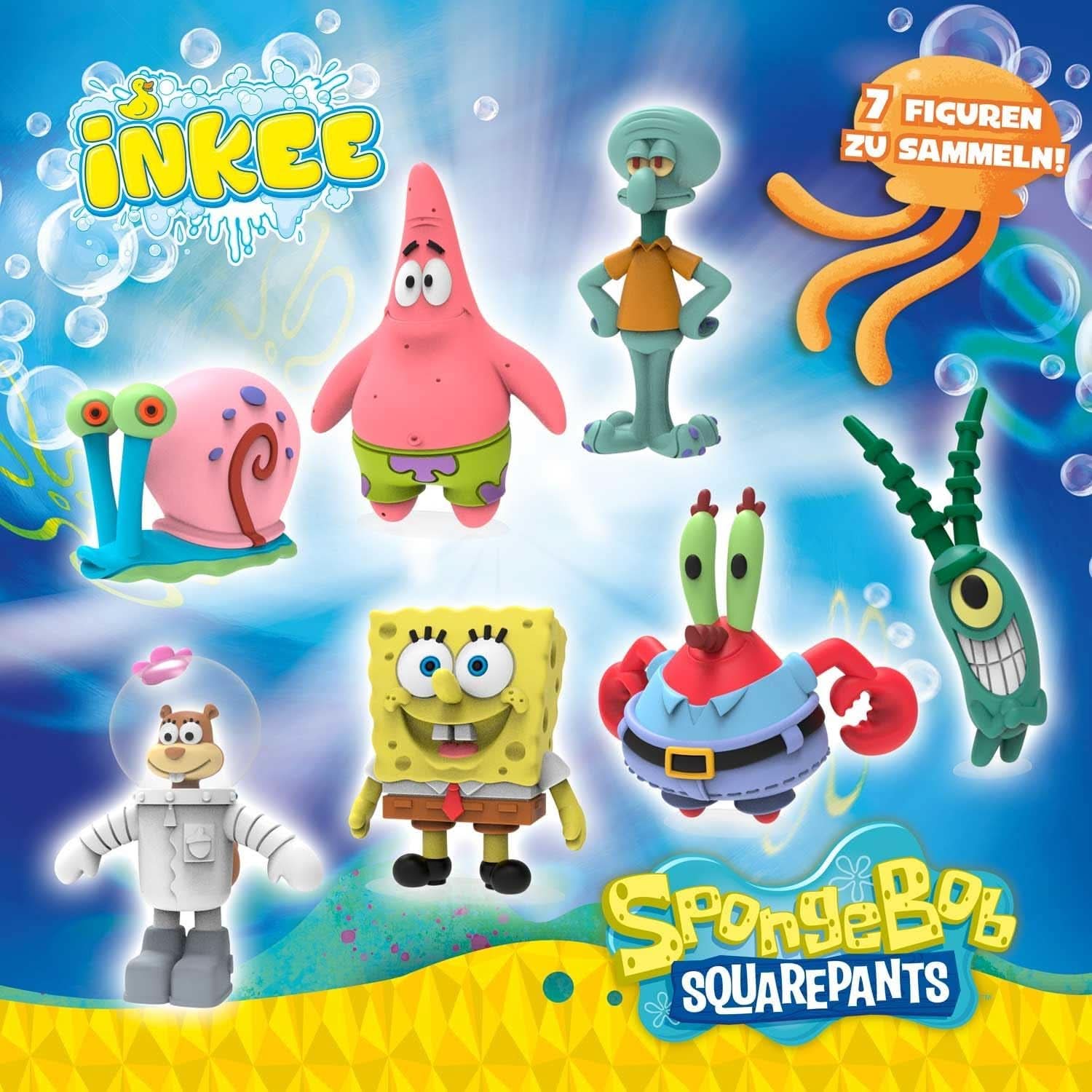INKEE Spongebob Překvapení pro děti Bomba do vany SpongeBob SquarePants Sběratelská kolekce 80 gramů Naty Shop