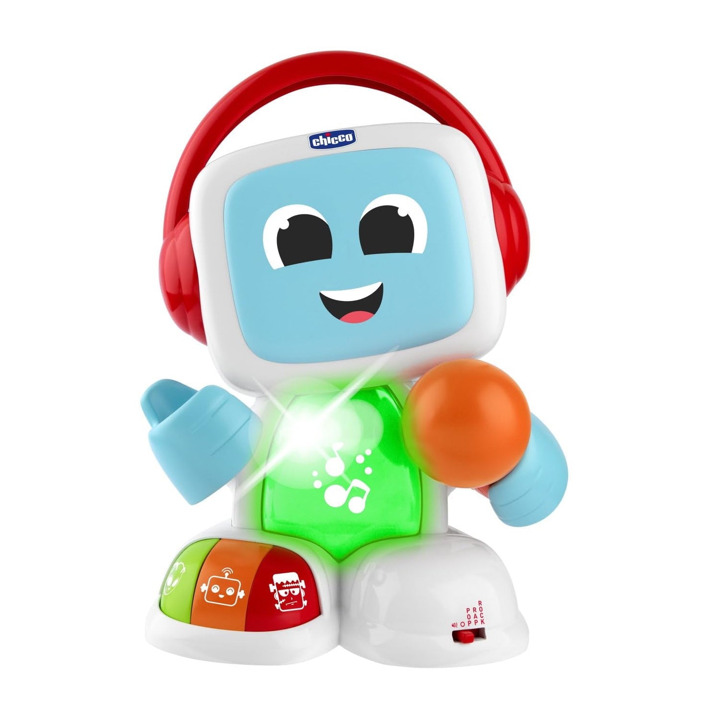 Chicco 00009820100000 Mi První bicí sada se světly a zvuky, 3 režimy přehrávání Hudební nástroj s baterií pro děti, vícebarevné, velké Jucarii Bebe Naty Shop Robit