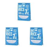 DIETNÍ JÍDLO Organické Shirataki Konjac instantní rýže, Nízkosacharidové, Nízkokalorické, Veganské, Bez tuku, Bez sóji, Bez lepku, Keto Friendly, Hubnutí, 300 gramů