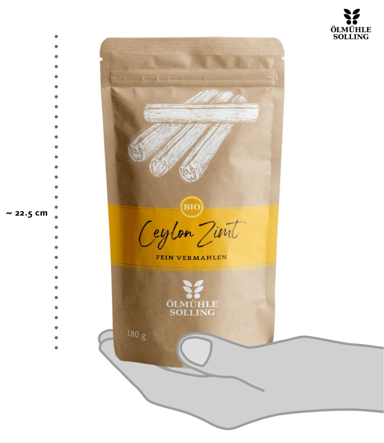 - BIO Cejlonský Zimt | Ceylon Zimtpulver aus kontrolliert biologischem Anbau | Zimtpulver fein vermahlen aus ganzen Zimtstangen. Ideální pro müsli, Milchreis, Gebäck uvm. | Obsah: 180 g