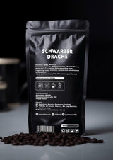 Black Dragon Espresso 100% Robusta - Extra silná pražená kávová zrna - Velmi silná a plná káva s vysokým obsahem kofeinu - Velmi silné espresso
