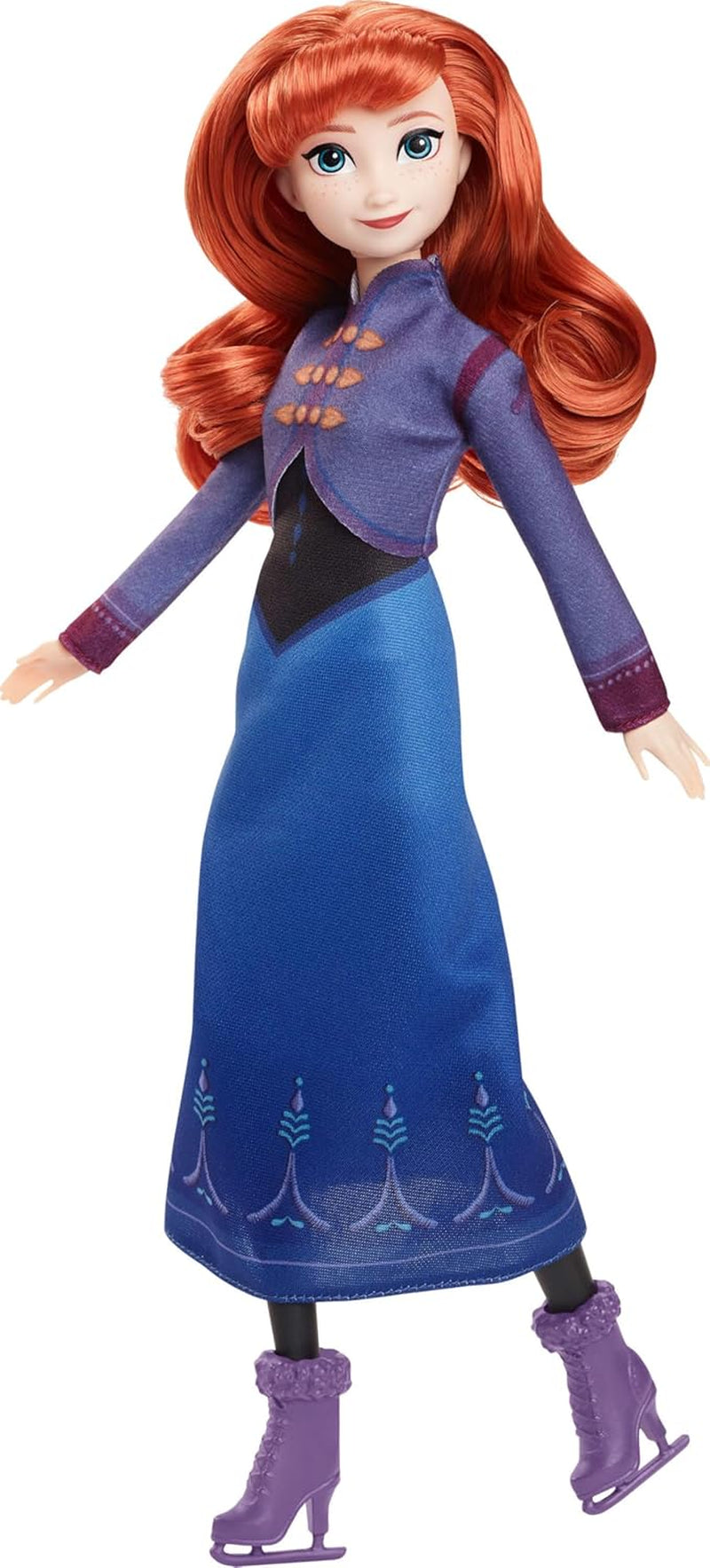 Mattel Disney Panenka Ledová královna Elsa, Panenka Ledová královna, vyčesané blond vlasy, nábytek, vyjímatelné boty, dárky Disney, hračky od 3 let, Panenky HLW47 Naty Shop Vzhled Anna Eisläuferin