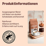 od Amazon Espresso Crema Röstkaffee Ganze Bohnen, 1 kg (2 balení po 500 g), Rainforest Alliance-Zertifizierung