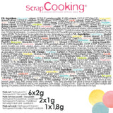 Scrapcooking - Sada 9 pastelových potravinářských barviv - Modrá, Žlutá, Korálová, Růžová, Tyrkysová, Limetkově zelená, Bílá, Aqua zelená, Powder Pink - Jedlé barvivo v prášku na dorty, muffiny, macarony - 4272