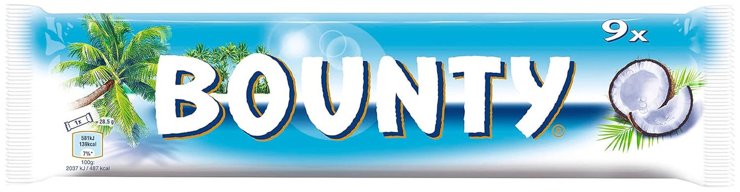 Čokoládové tyčinky Bounty | Kokos a čokoláda | Různé velikosti balení