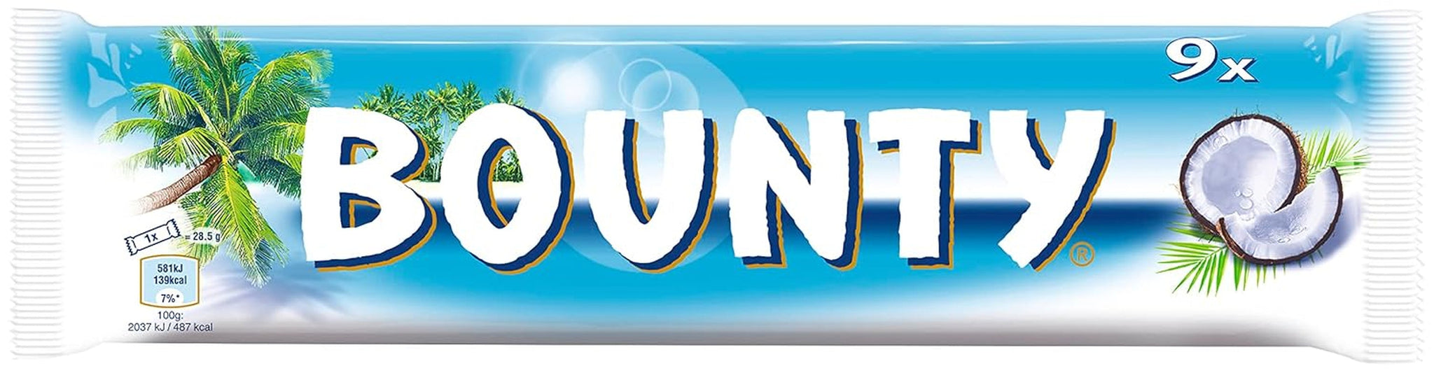 Čokoládové tyčinky Bounty | Kokos a čokoláda | Různé velikosti balení