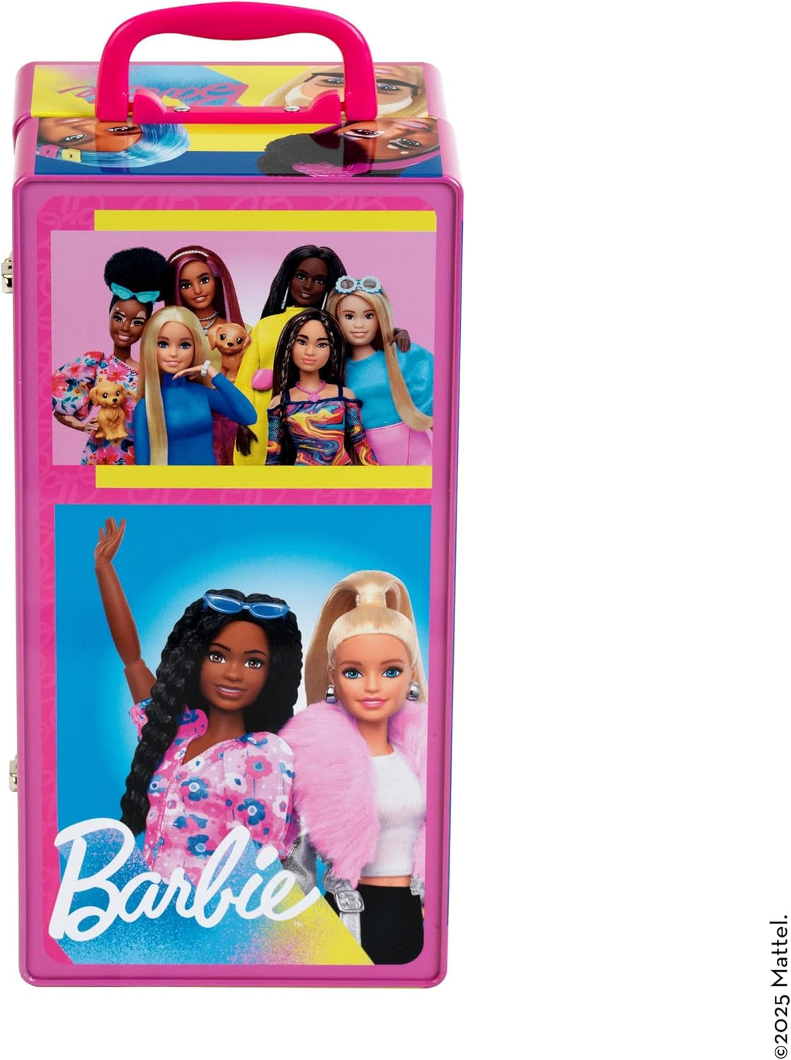 Theo Klein 5801 Barbie šatní skříň s kolejničkami a přihrádkami, hračka pro děti od 3 let, včetně příslušenství, vícebarevné