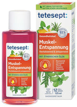 Tetesept Muskel, Relaxační přísada do koupele po fyzické námaze, 125 ml Sprcha a koupel Naty Shop 125 ml Svalová relaxační koupel