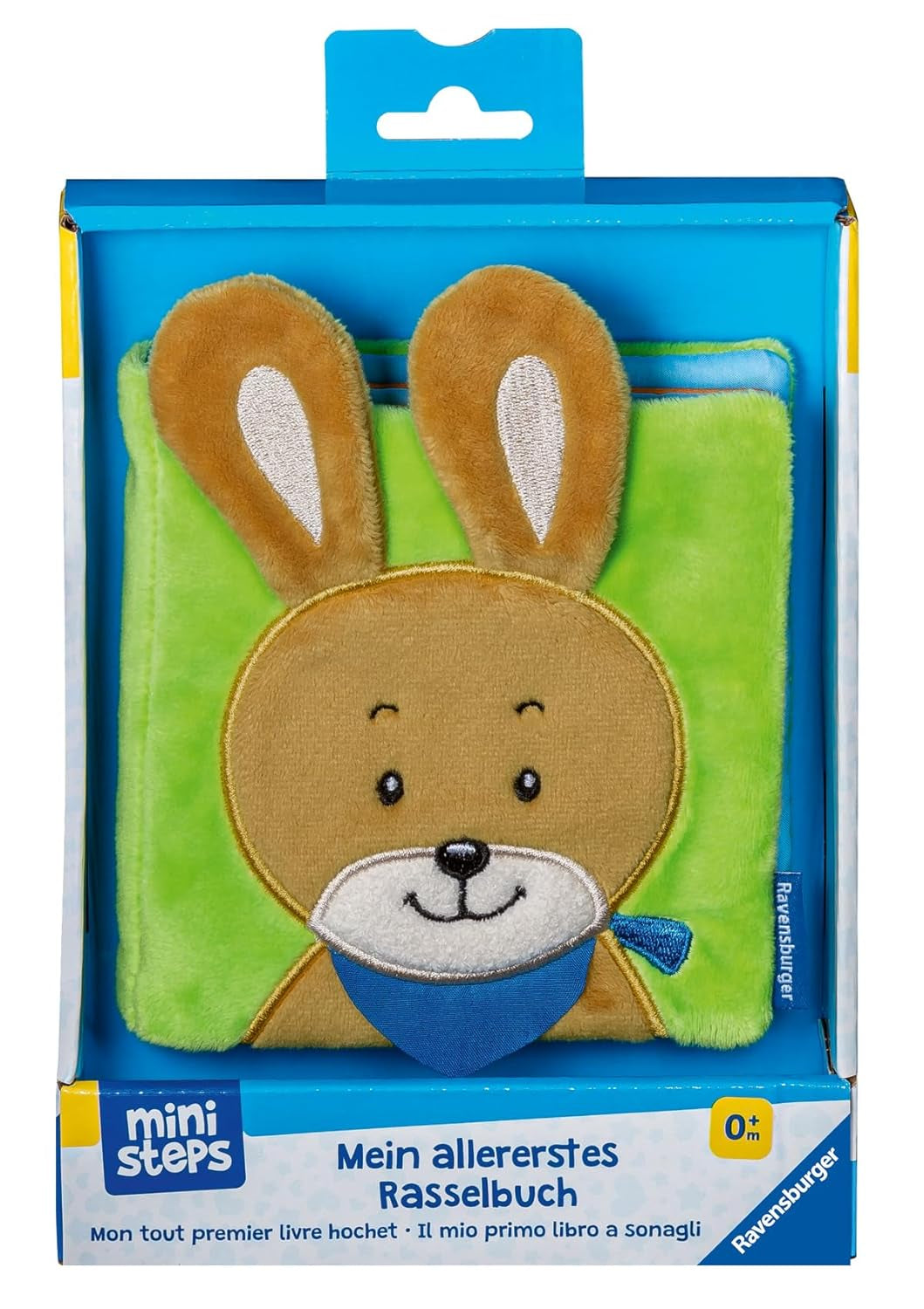 ministeps: Moje první kniha s chrastítkami: Od 0 měsíců Jucarii Bebe Naty Shop Fabric obrázková kniha