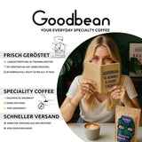 Santos | Kávová zrna 2500g - 100% Arabica z Brazílie | pro espresso, cappuccino nebo silnou filtrovanou kávu | Všestranná pečeně | Klasická káva – perfektní úvod do speciální kávy