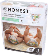 – Ekologické a vysoce kvalitní jednorázové plenky Pandas, velikost 3 (7,3–12,7 kg), 27 kusů