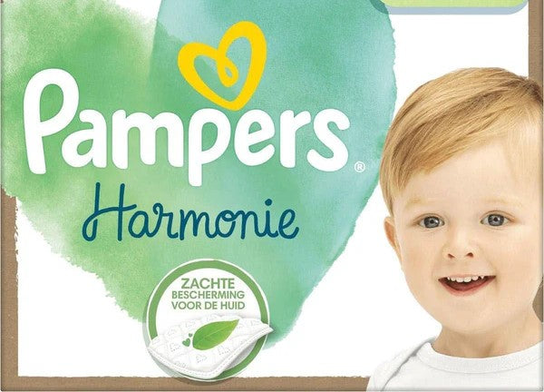 Plenky Pampers Harmony pro miminka Velikost 5 11-16 kg 38 ks - šetrné k dětské pokožce