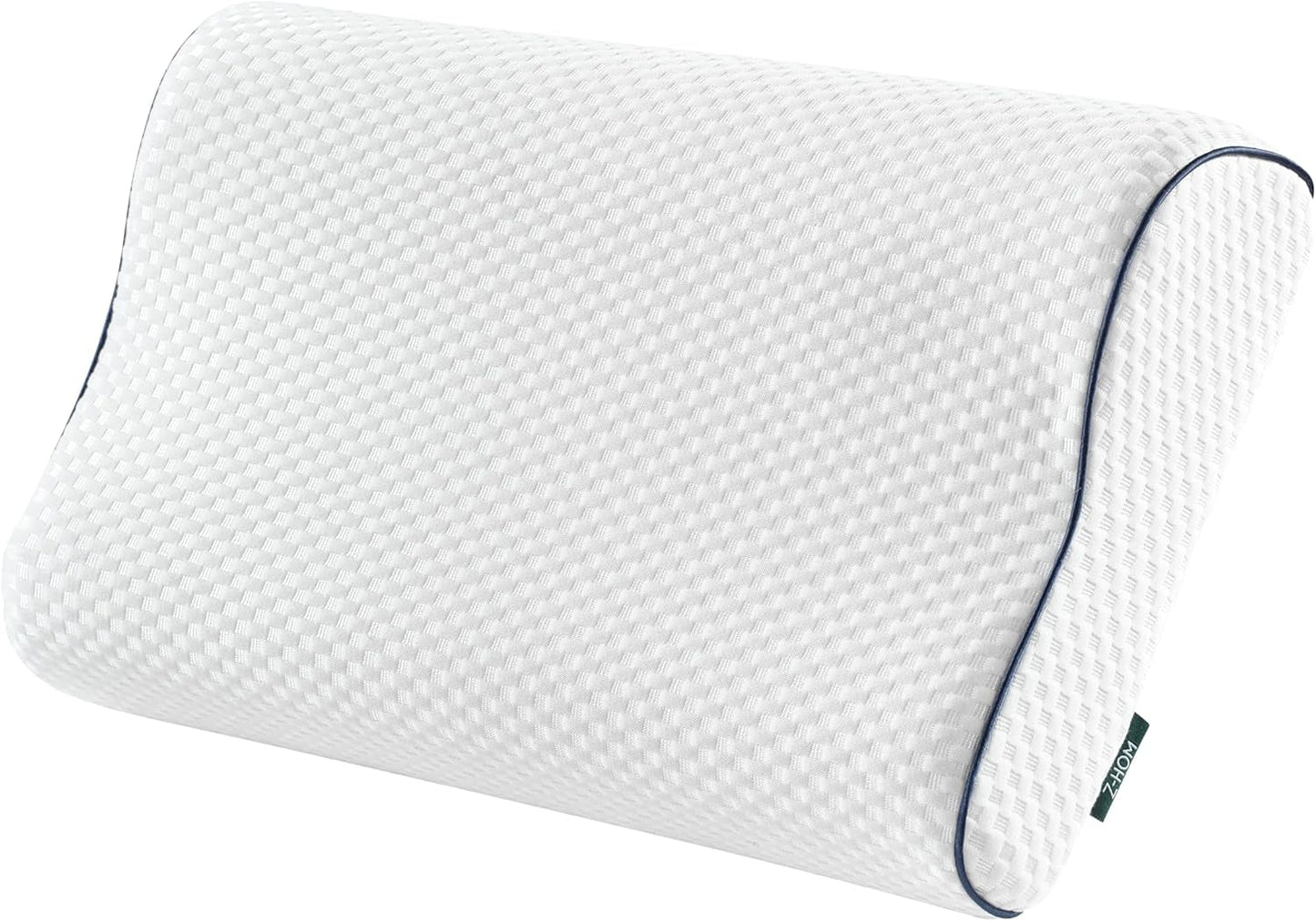 Polštář na podporu krku Z-Hom, polštář z paměťové pěny, boční polštář na spaní, ergonomický polštář, polštář proti chrápání, ortopedický polštář na spaní, snímatelný potah (49 x 30 x 7/10 cm) krční ortopedické polštáře Naty Shop
