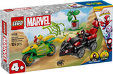 LEGO Marvel akční zábava s točením a elektro ve svých Dino Speedsterech, sestavitelné auto pro superhrdiny pro chlapce a dívky od 4 let, sada pro hrdiny s autíčkem, Spidey a jeho super kamarádi 11198 stavebnic Beuche den LEGO-Store
