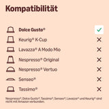 od Amazon Cafe au Lait Dolce Gusto kompatibilní s kávou, 48 kapslí (3 balíčky po 16 kusech)
