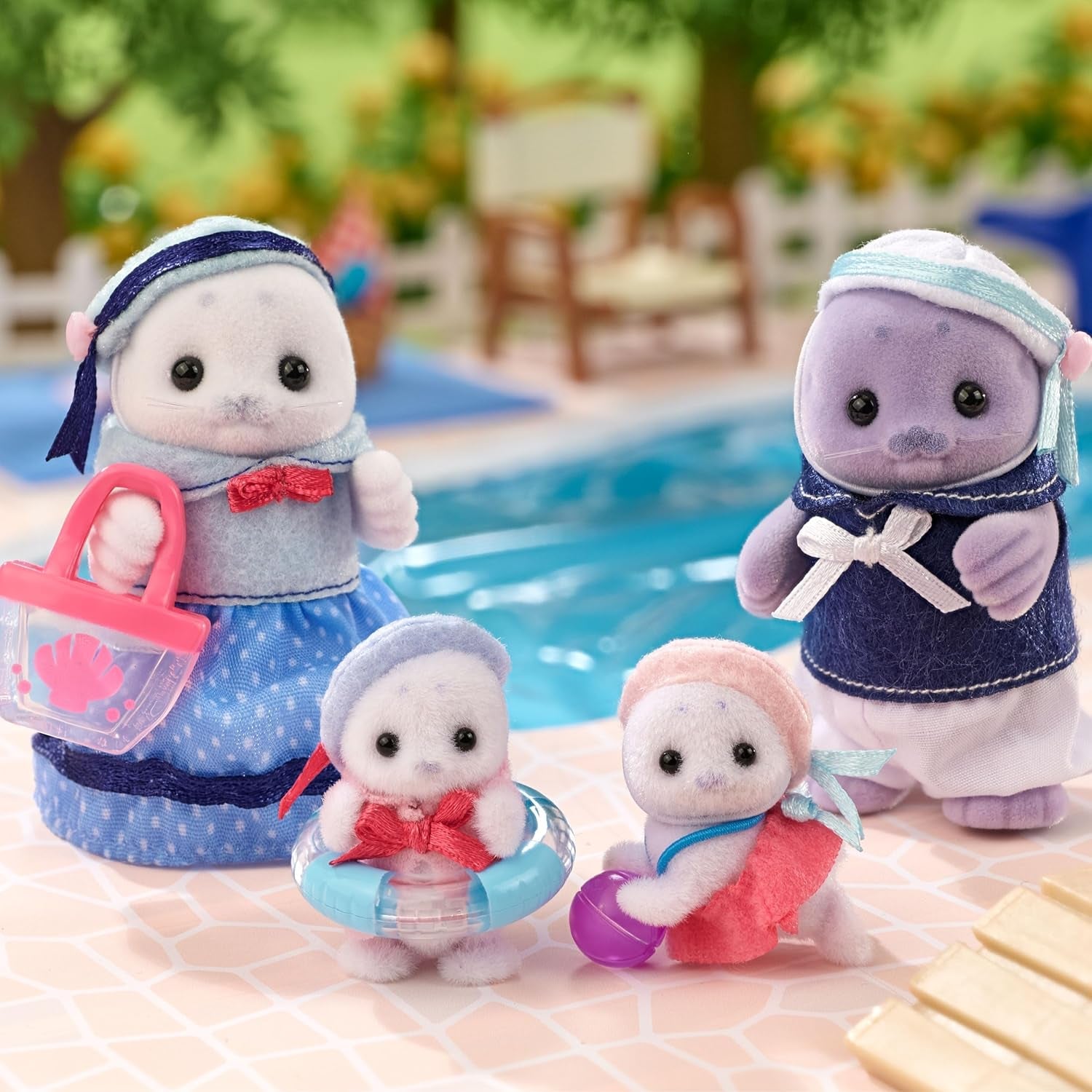 Sylvanian Families - 5759 Seal Family Detailní hračka pro děti od 3 let Naty Shop Dolls