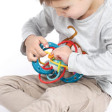 LUDI - Planet Bell - Hračka pro děti - Od 3 měsíců - Živé barvy, různé textury a originální tvar - Podporuje jemnou motoriku a zručnost Bebe Naty Shop Toys