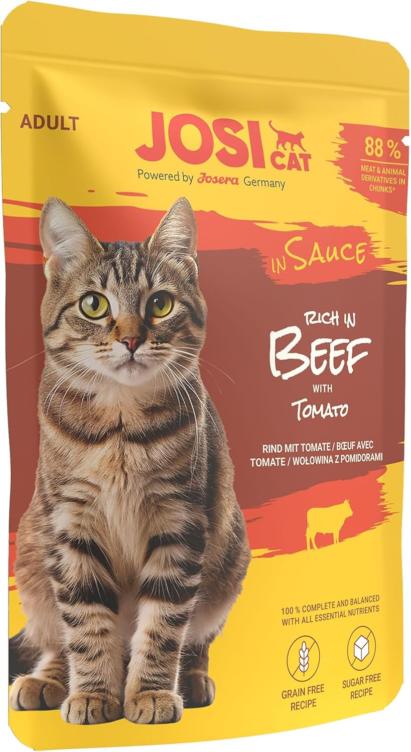 Multipack Mixed Selection in Sauce (12 x 85 g) | Dospělý | Prémiové mokré krmivo v omáčce pro odrostlé kočky Multipack myth 4 Sorten | Ohne Konservierungsmittel | 12 balení