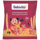 Cereální medvídci se superovocem (9 x 30g) – přesnídávky pro děti od 1 roku, slazené pouze ovocem, ideální zábava pro celou rodinu