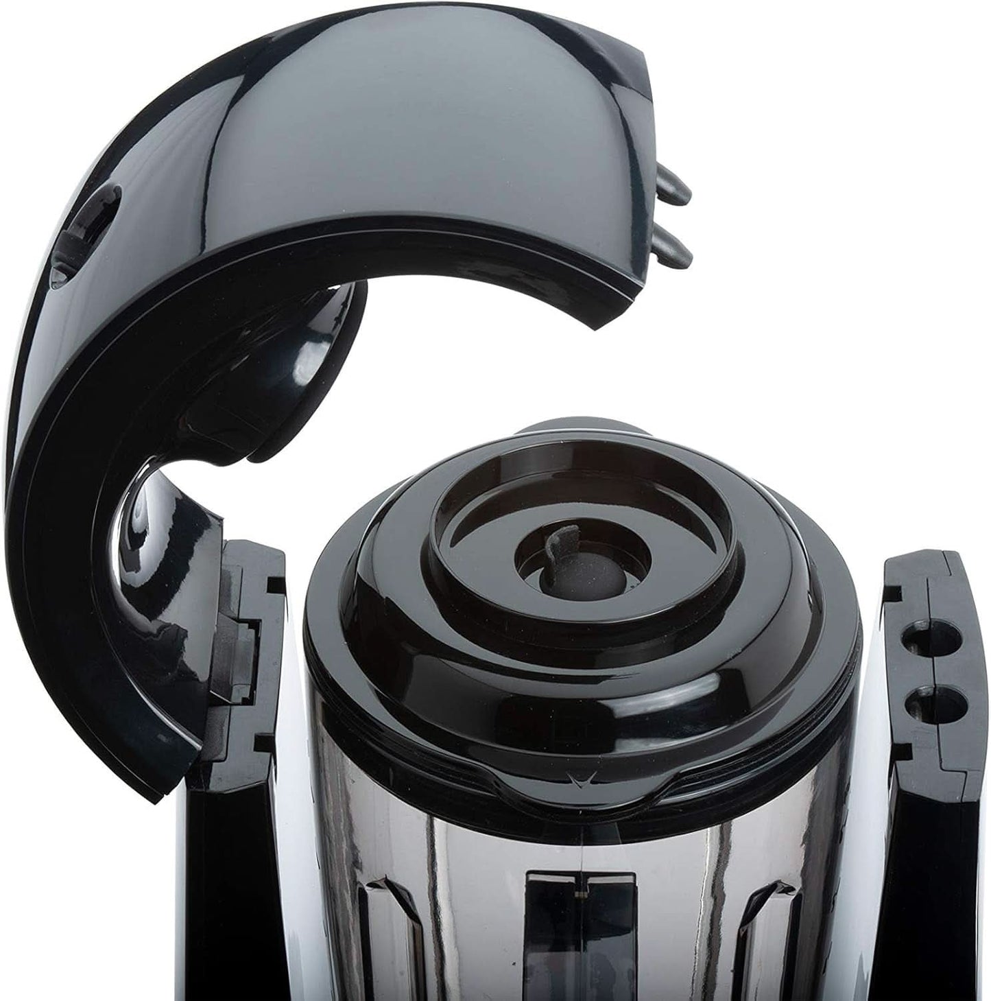 Cloer 6980 Vakuum Standmixer / 800 Watt / 21 000 U/Min. / Vč. Vorratsbehälter/Vakuumventil/Automatikprogramme/Eis-Crush-Funktion/Reinigungsfunktion/Schwarz, 1500 mililitrů Kitchen Naty Shop