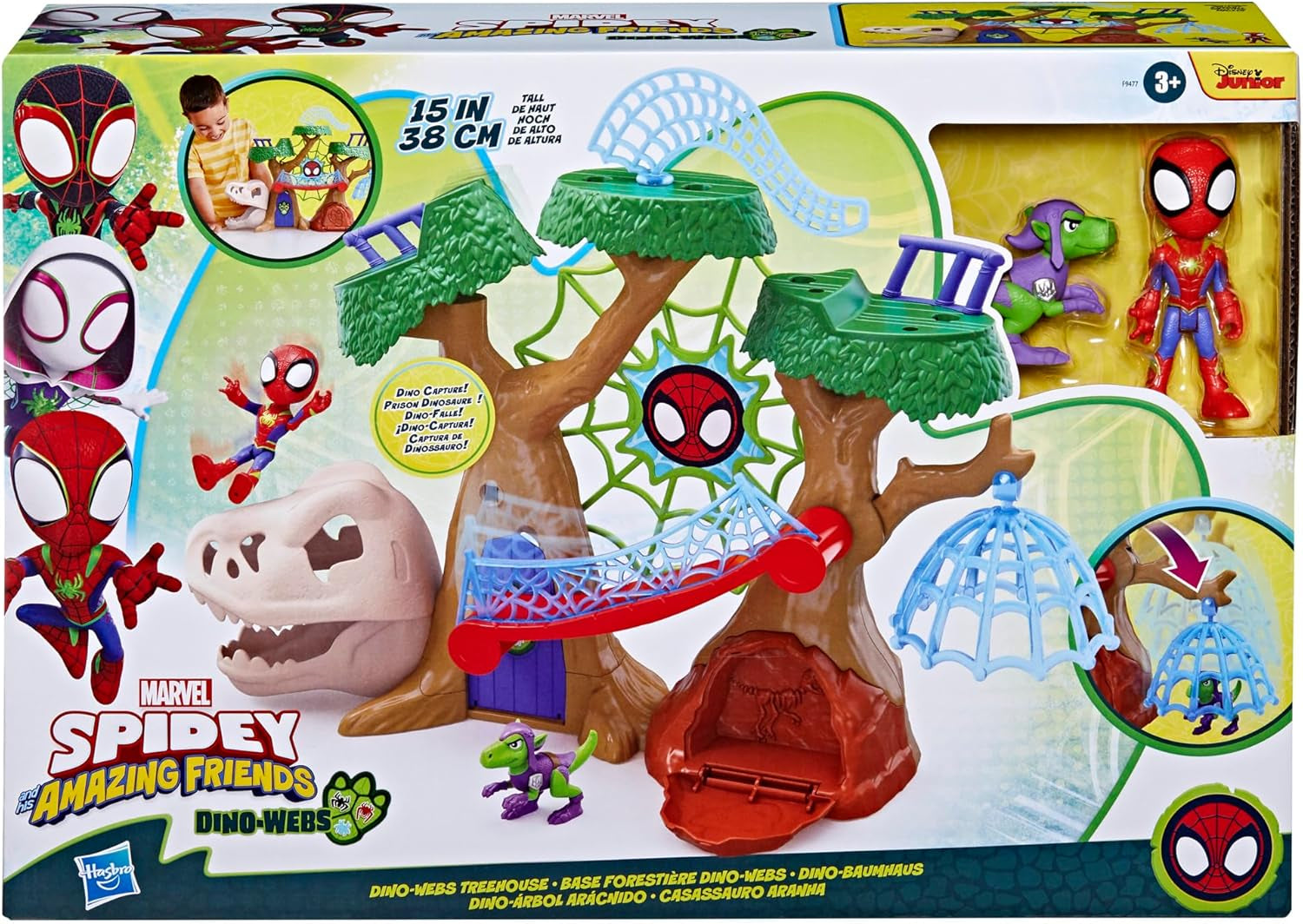 Marvel Spidey a jeho super přátelé Dino Treehouse Herní sada pro superhrdiny Akční figurky Naty Shop
