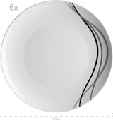 Kombinovaná sada nádobí Mäser, porcelán TAJO, bílá, 40 x 60 x 40 cm